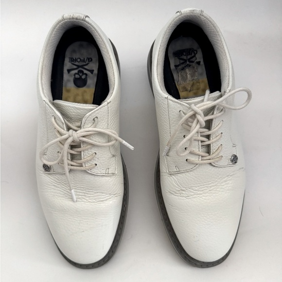 G/FORE Men's Collection Gallivanter Pebble Golf Shoes, Snow Monument, Size 7 - Picture 6 of 13